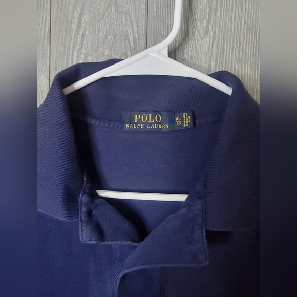 Polo by Ralph Lauren Men's Classic Navy Polo Shirt - Picture 3 of 4